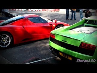 Scud Run April 2011 Part 1 - Supercar Lineup - Enzo, F50, LP570-4, Murcielago and more!