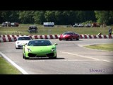 Dad's Day Out 2011 Track Highlights - Enzo, 2x Zonda, 599 GTO, F40, Agera, LP560, Scuderia