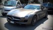 MATTE BRONZE Mercedes SLS AMG - Epic Burble and Combos!