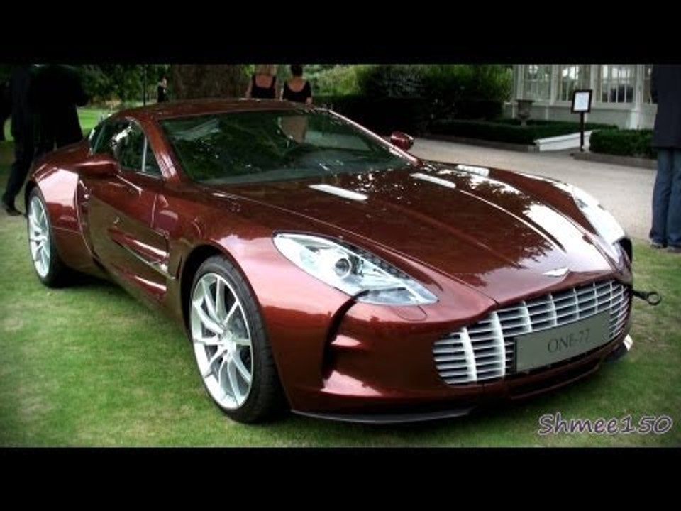 STUNNING Aston Martin One-77 - Walkaround at Concours d'Elegance
