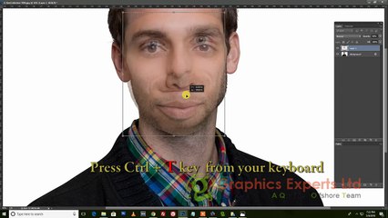 How to face swap in Photoshop cs6 -- funny video tutorial -- Graphics Experts Ltd