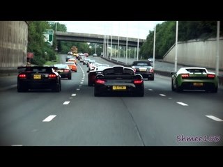 Wilton London Convoy - RUF CTR3, Mosler, MP4-12C, Viper, Lambos & Ferraris