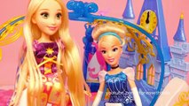 Playing With Disney Princess Cinderella and Rapunzel Magical Story Skirt Dolls - Kid-friendly