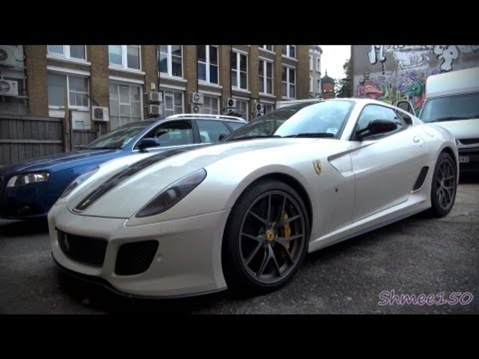 Ferrari 599 GTO - Startup, Rev, Driving and Acceleration