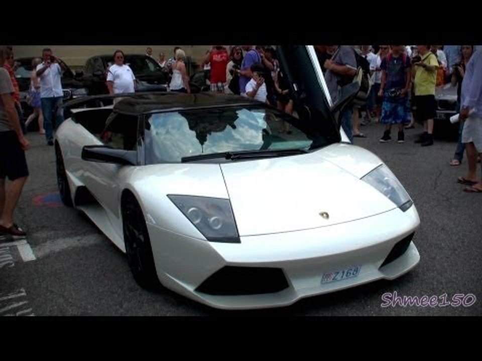 Modified Lamborghini Murcielago LP640 Roadster - Shots and Driving in Monaco