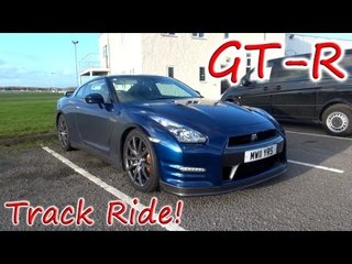 Nissan GT-R - Track Ride (145mph!) and Startup