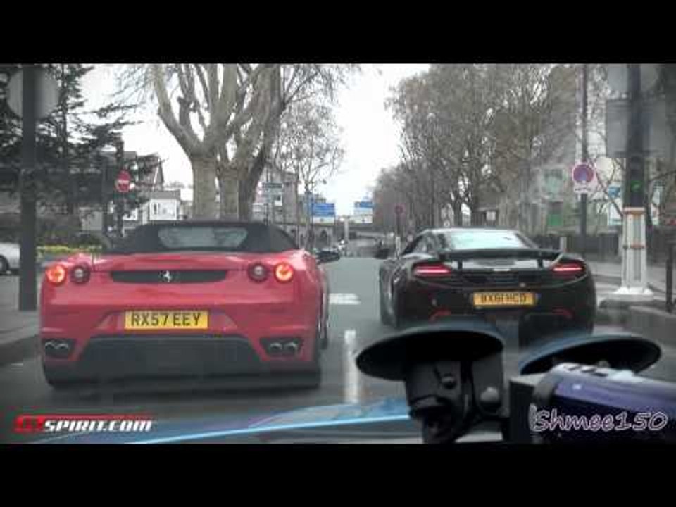 Dodgeball to Magny-Cours with MP4-12C and F430
