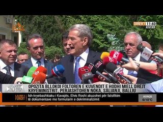 Berisha jashte Parlamentit