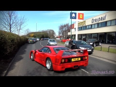 Ferrari F40, 16M, BMW CSL, Jaguar XJ13, C63, 458, 720 Mirage - Accelerations