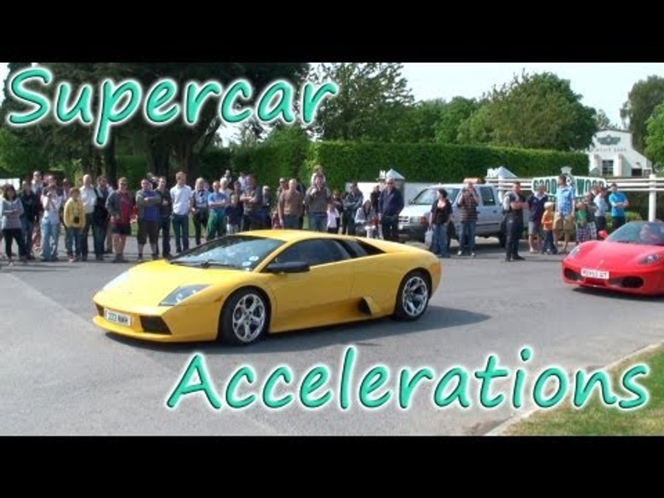 Supercar Sunday Departures 2 - Murcielago, F430, 458, Countach, V12 Vantage, SLS