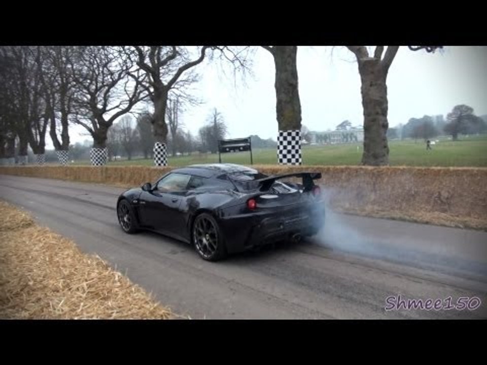 Lotus Evora GTE - Startups, Startline Accelerations and Track Flybys