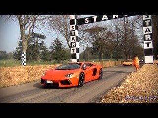 Lamborghini Aventador - Launch Control and Flybys
