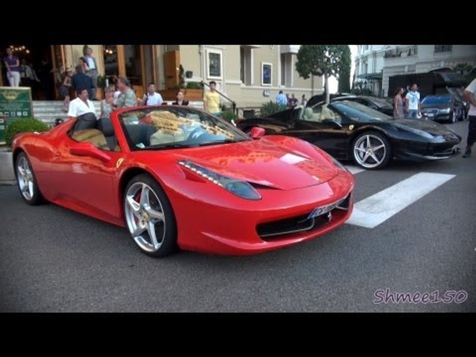 Double Ferrari 458 Spiders - Startups and Combos