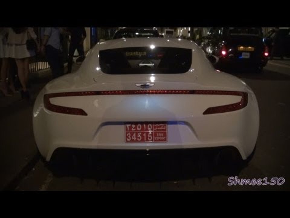 Aston Martin One-77 #18 - Startup and Drive-off