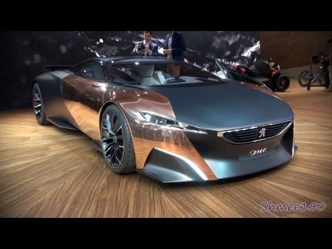 Peugeot Onyx Supercar Concept - World Premiere at Paris 2012