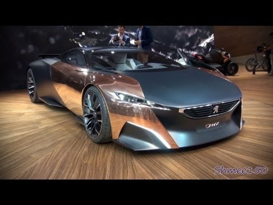 Peugeot Onyx Supercar Concept - World Premiere at Paris 2012