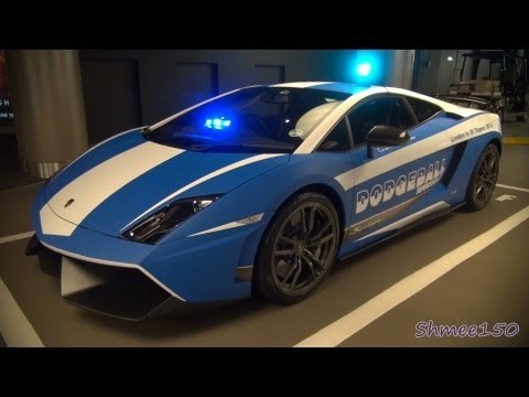 Dodgeball 2012: POLICE Lamborghini LP570 Superleggera - Startup and Huge Revs