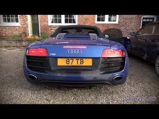Cold Start of the Audi R8 V10 Spyder Shmeemobile