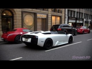 Download Video: One Night in London - Veyron, 4x C63 Black Series, Aventadors, Xenatec, LP640, SLR Roadster etc