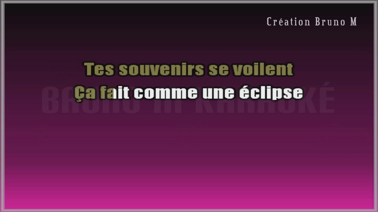 Patrick Bruel - Au café des délices KARAOKE / INSTRUMENTAL