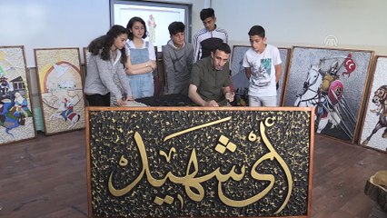 Geleneksel resim sanatları 'strafor'da hayat buluyor - ELAZIĞ