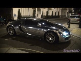 Mansory Bugatti Veyron - Carbon/Chrome with Startups