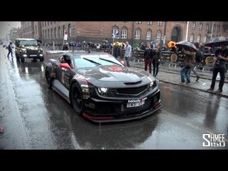 Crazy Camaro Burnout and Twisted Defender Flares - Starting in Style