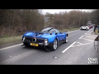 Pagani Zonda PS, Aventadors, 599 GTO etc at Horsham Piazza Italia
