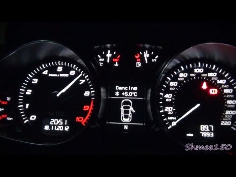 Huge Revs from the Audi R8 V10 Spyder Shmeemobile