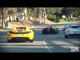 Fuel Run Pre-Run at Mulholland - Aventador, 650S, 12C, 458