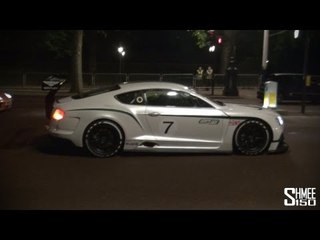 EXCLUSIVE: Bentley Continental GT3 - HUGE REVS at Top Gear filming!