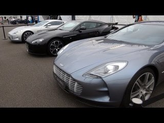 Double Aston Martin One-77s and V12 Zagato