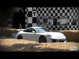 Porsche 911 GT3 - Launch Control and Flybys at Goodwood