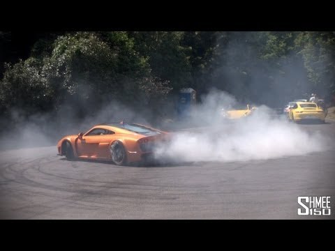 Crazy Noble M600 Donuts - Burning some serious rubber!