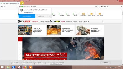 MOZİLLA FİREFOX TARAYICI BİLDİRİMLERİ NASIL KAPATILIR? RESİMLİ ANLATIM.