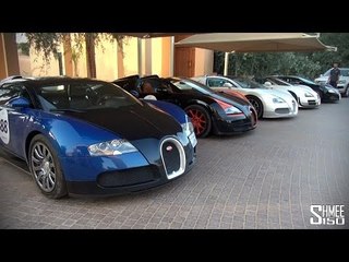 Bugatti Technicians Looking after the Veyrons