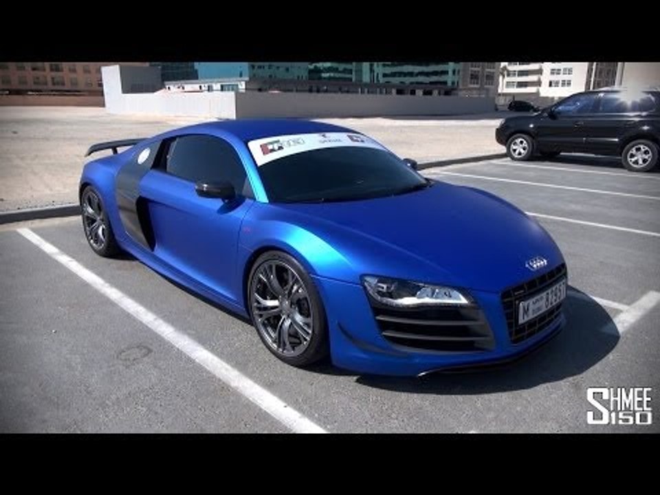 Audi R8 GT Satin Chrome Blue - Onboard Ride and Sounds