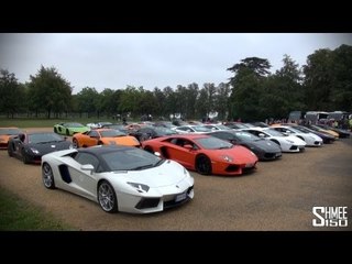 Lamborghini Rev War at Blenheim Palace