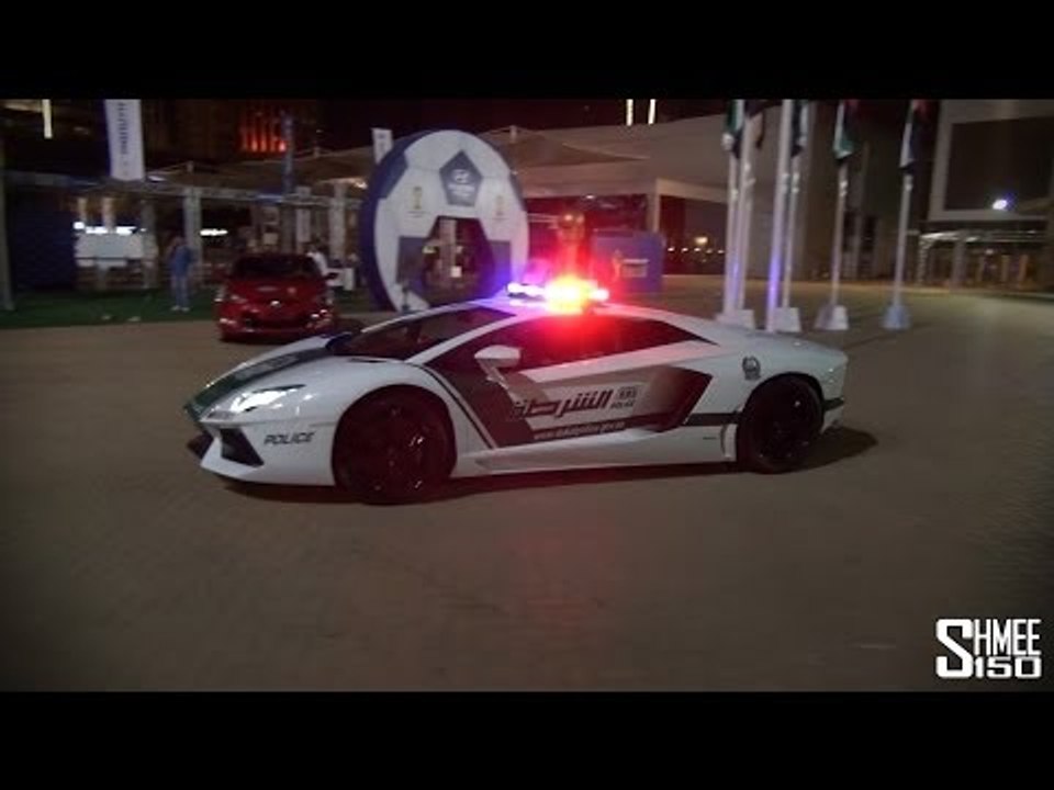 Dubai Police Supercars in Action - Brabus B63S, Aventador, SLS, Bentley Conti GT