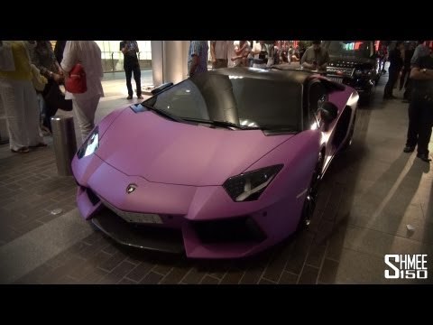 Quick Trip to Dubai: Matte Purple Aventador, 599, 458, 12C etc