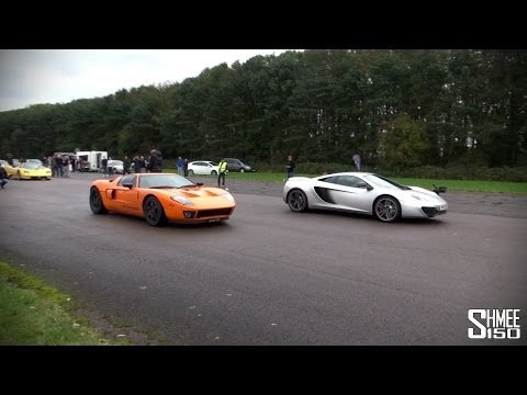 Ford GT 720 Mirage vs McLaren MP4-12C - Drag Race at Vmax200 Quicksilver