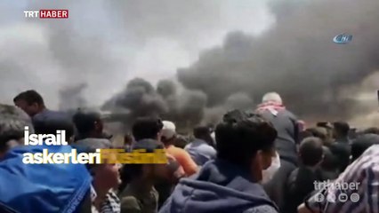 İsrail, Filistinlilere gerçek mermilerle saldırdı