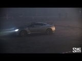 720hp RWD Litchfield GT-R - Crazy Indoor Donuts with Flames