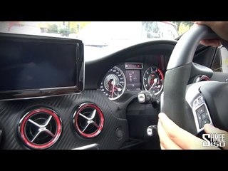 Mercedes A45 AMG Onboard Ride - Accelerations and Tunnels