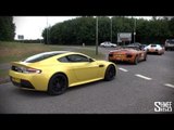 Supercars hit the Road - Veyron, V12 Vantage S, XJ220S, 599 GTO, Aventadors