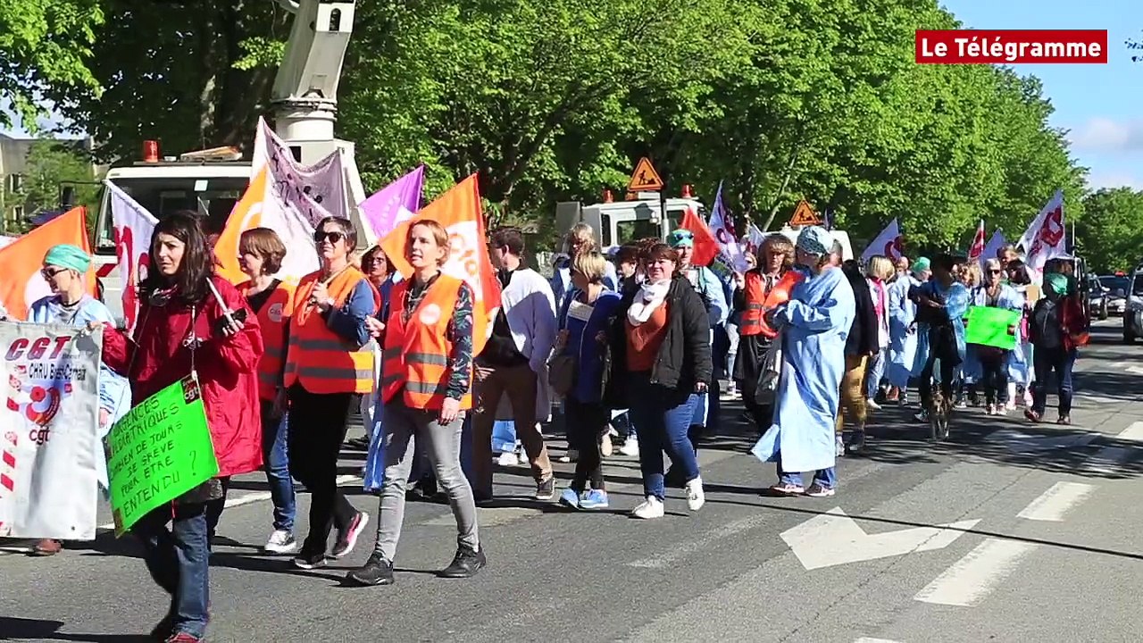 Brest. Urgences et blocs opératoires : 80 manifestants