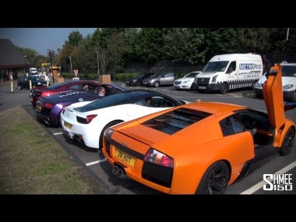 Spa Grand Prix Rally with Pole Position - R8, 458, 12C, GT3 RS, Murcielago