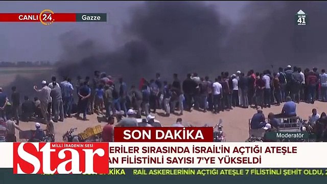İsrail askerlerinin açtığı ateş sonucu 7 Filistinli şehit oldu