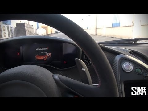 Why does the McLaren P1 make a 'Click' when it starts? Start-up Sequence