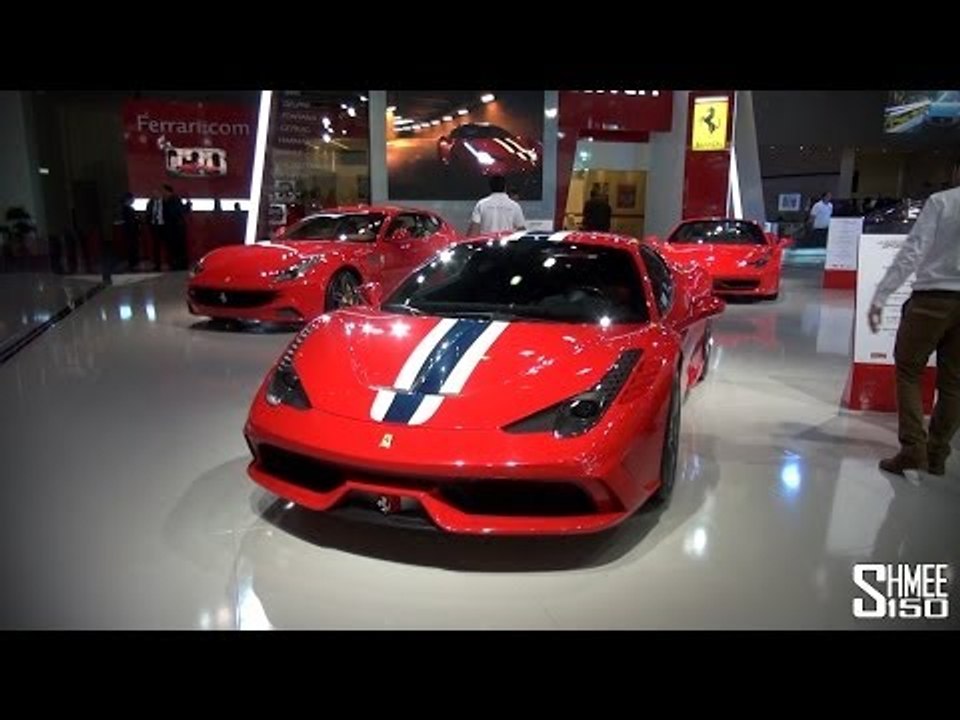 Dubai Motorshow 2013 Highlights - 4 Veyrons, P1, Venom GT, Lykan, Zenvo